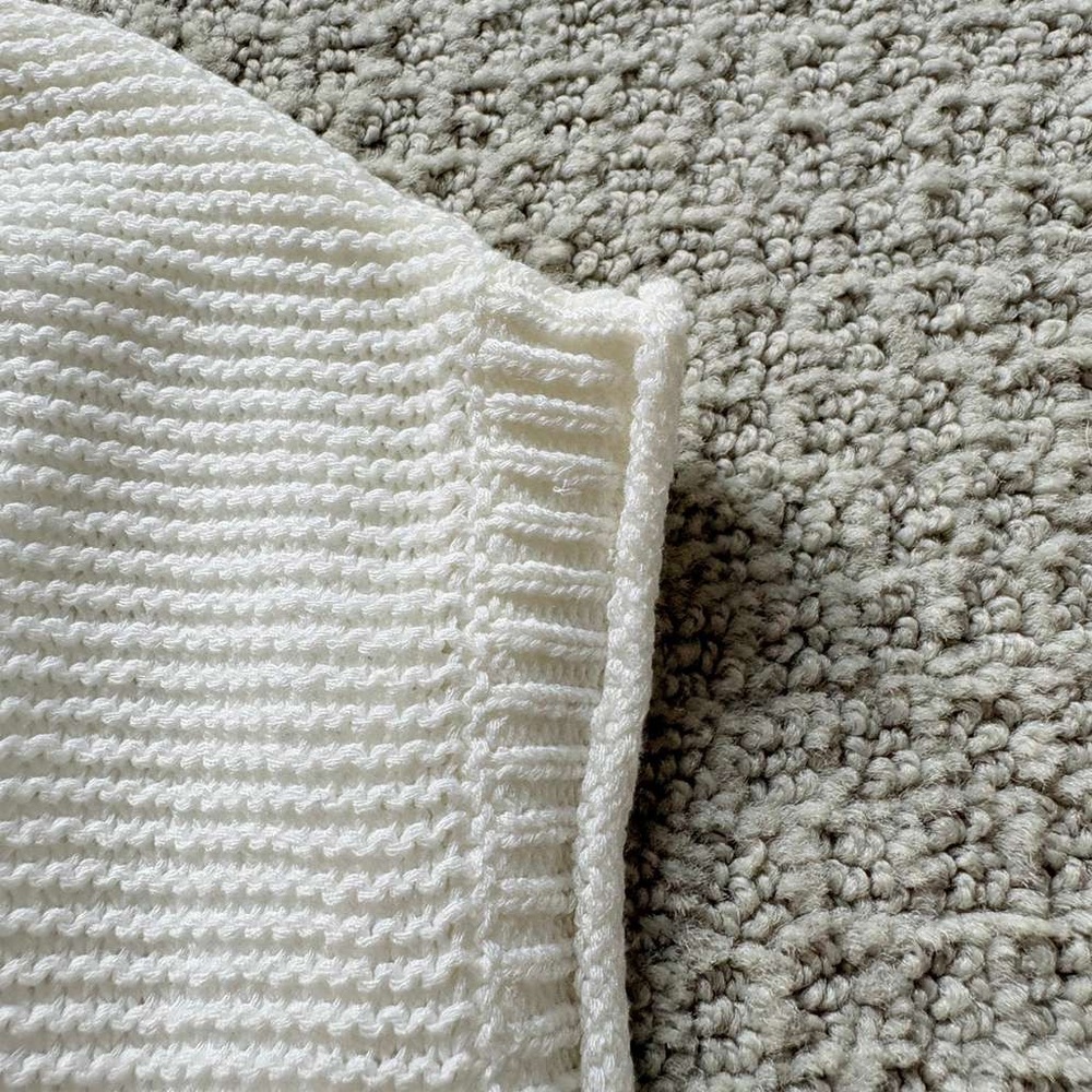 LOFT White Knit Short-Sleeve Pullover Top - Picture 6 of 8